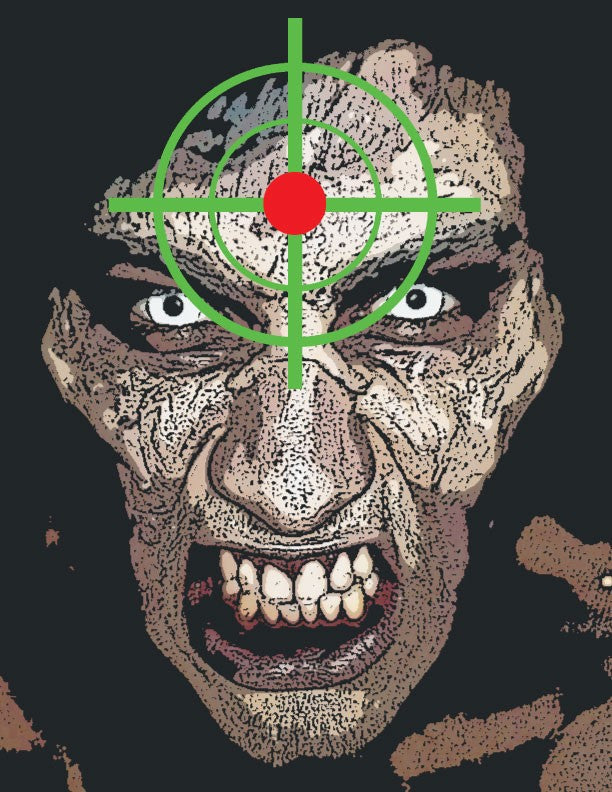 Zombie 24" Blowgun .40 cal LOADED w/ 30 Darts - Blood Red Camo Blowgun - Tophatter Daily Deals