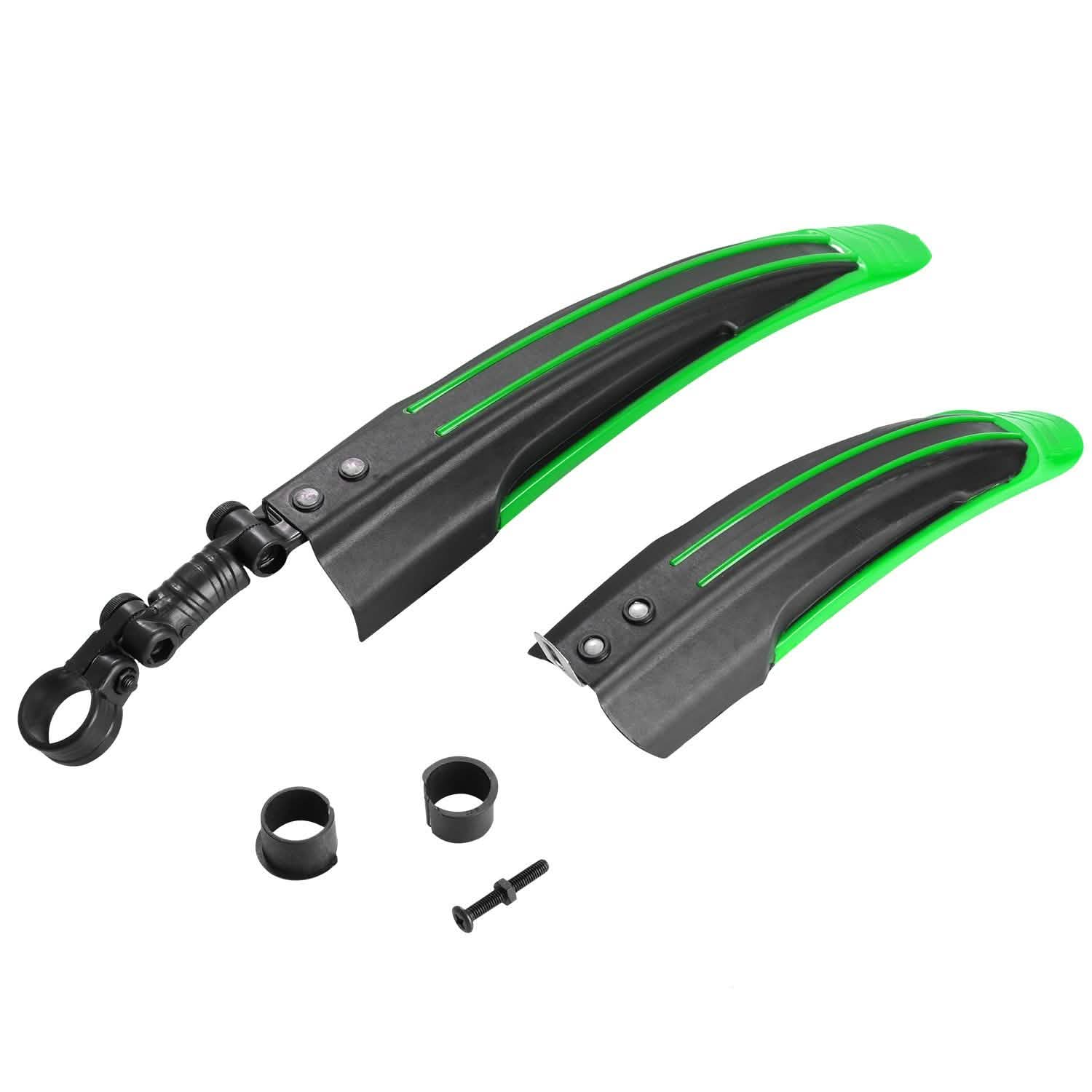Bicycle Fender Set Adjustable Mudguards Outdoor Recreation - Tophatter Daily Deals