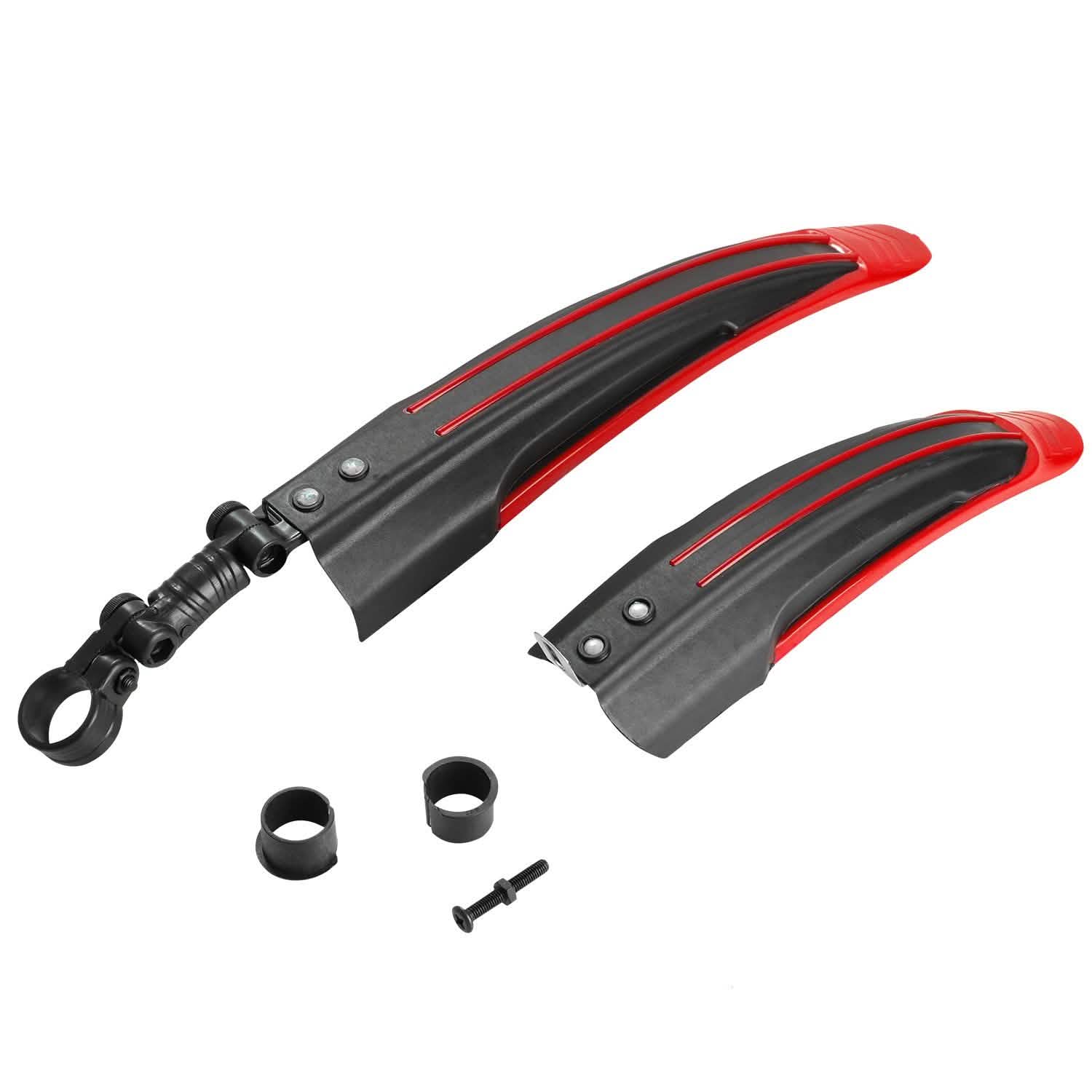 Bicycle Fender Set Adjustable Mudguards Outdoor Recreation - Tophatter Daily Deals