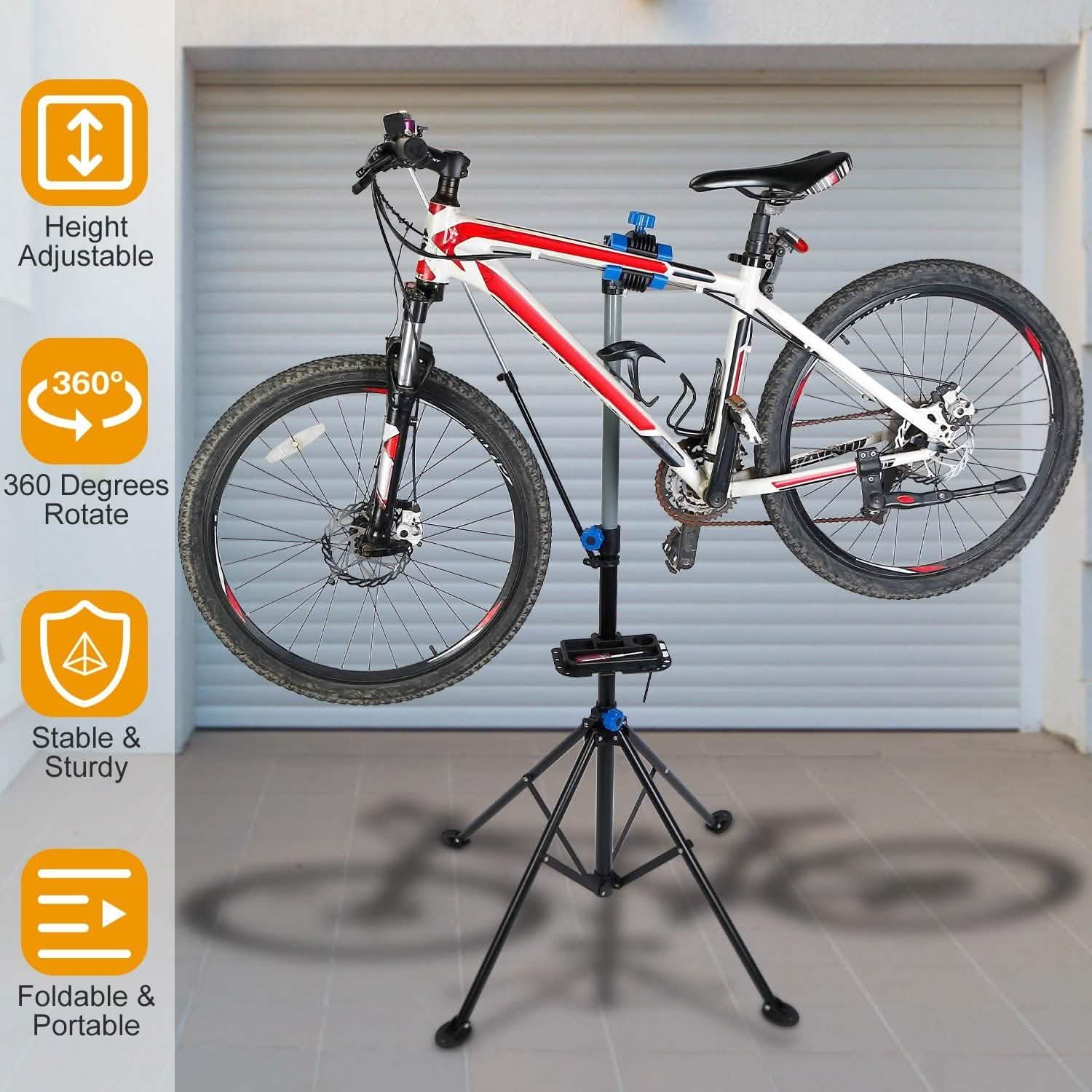 Bicycle Repair Foldable Stand Rack – Tophatter's Inc.