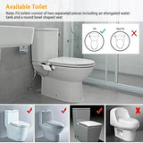 Bidet Attachment Non-Electric Fresh Water Sprayer with Self Cleaning Dual Nozzle Bath - Tophatter Daily Deals