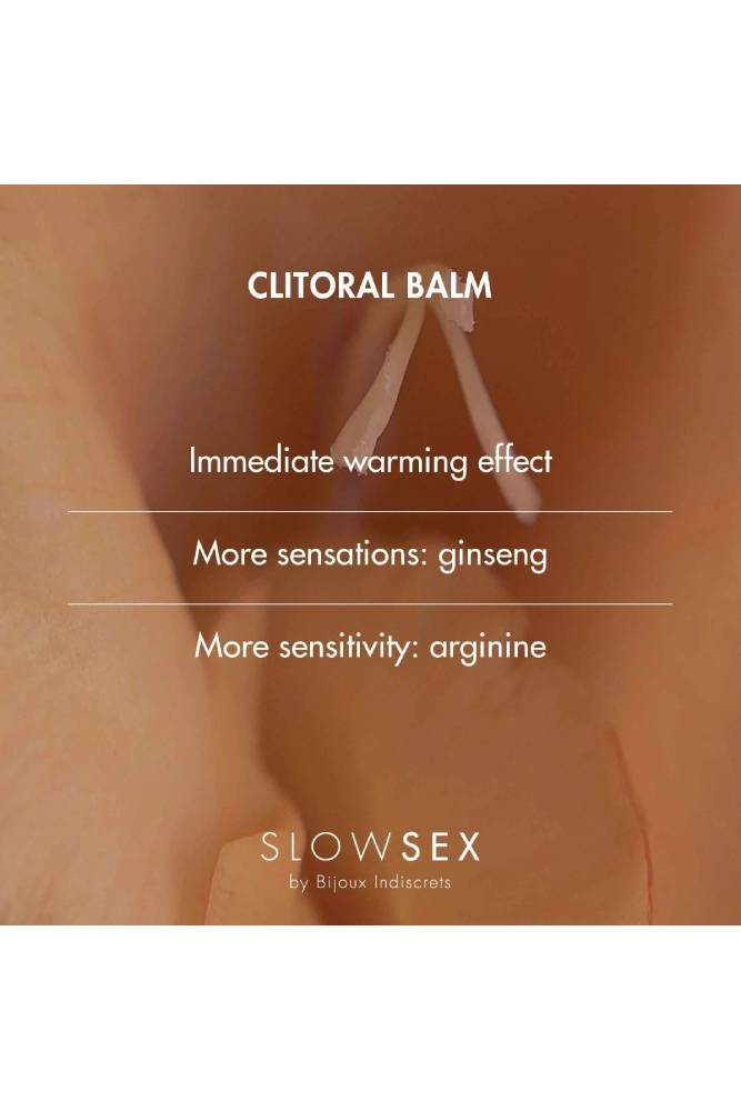 Bijoux - Slow Sex - Clitoral Balm Warming Arousal Balm - .34oz Liquid - Tophatter Daily Deals