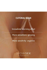 Bijoux - Slow Sex - Clitoral Balm Warming Arousal Balm - .34oz Liquid - Tophatter Daily Deals