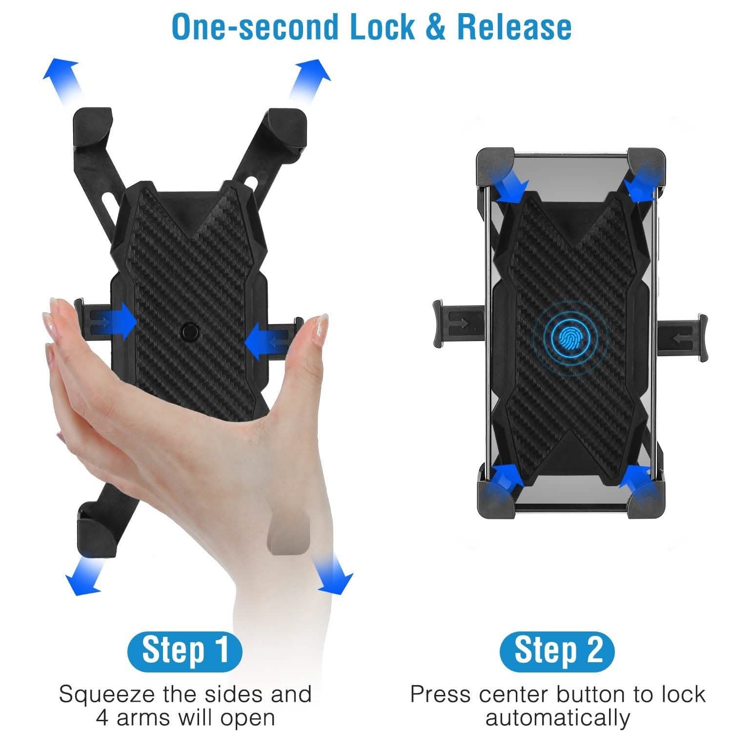 Bike Rotatable Phone Holder Mobile Accessories - Tophatter Daily Deals