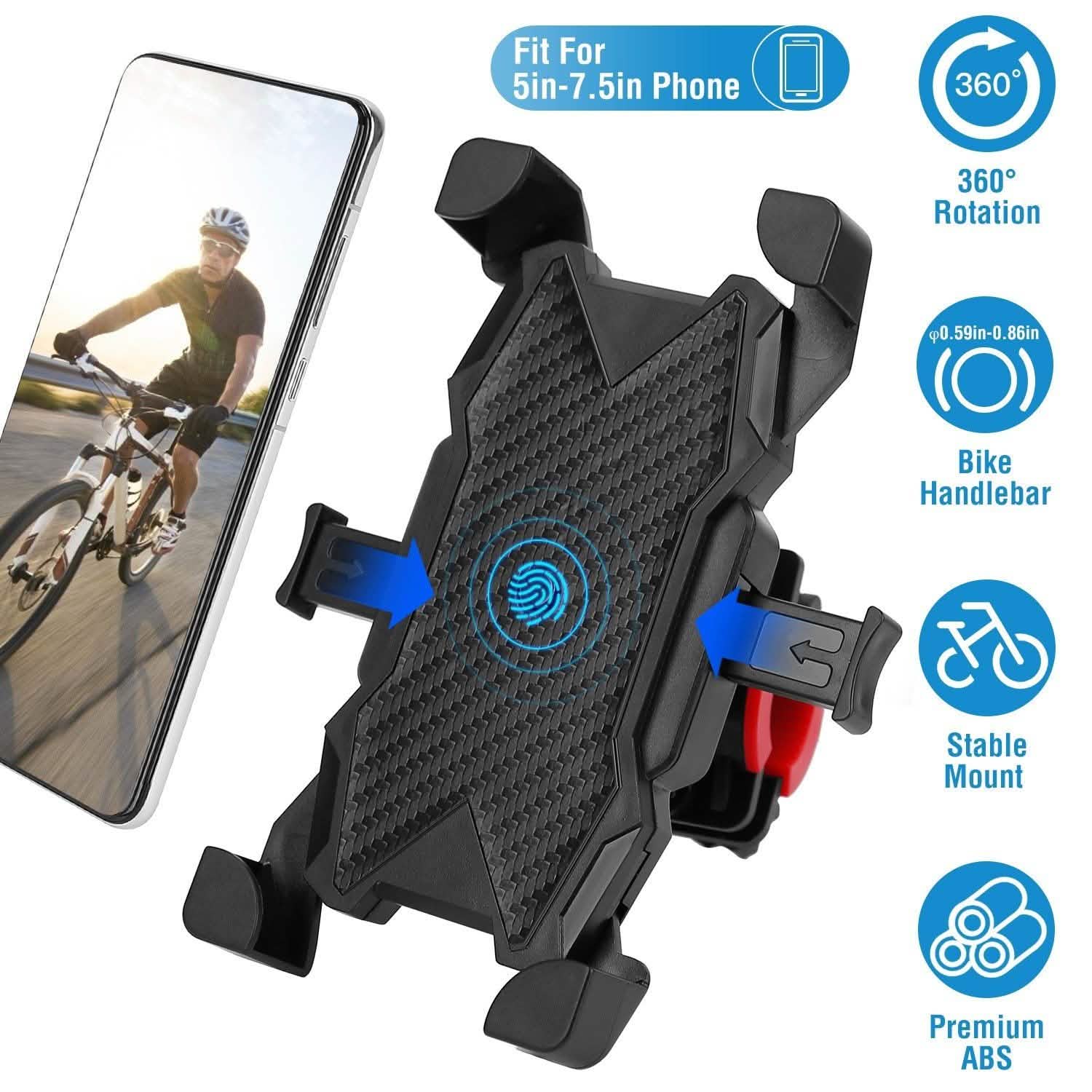 Bike Rotatable Phone Holder Mobile Accessories - Tophatter Daily Deals
