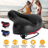Bike Seat Water Resistant Bicycle Padded Saddle Wear Outdoor Recreation - Tophatter Daily Deals