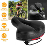 Bike Seat Water Resistant Bicycle Padded Saddle Wear Outdoor Recreation - Tophatter Daily Deals