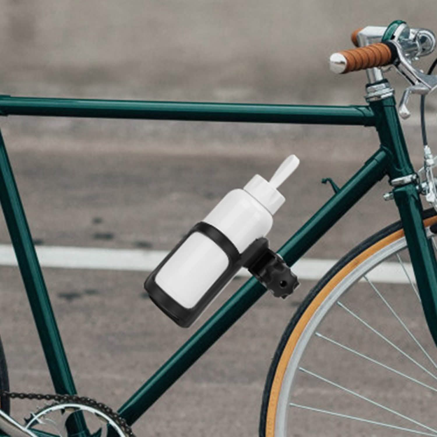 Bike Water Bottle Holder 360° Rotating Drink Cup Cage Outdoor Recreation - Tophatter Daily Deals