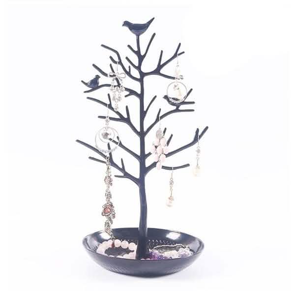 Birds Tree Jewelry Stand Black Storage & Organization - Tophatter Daily Deals
