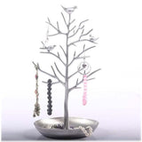 Birds Tree Jewelry Stand Silver Storage & Organization - Tophatter Daily Deals