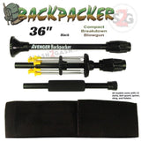 Backpacker 36" Blowgun .40 cal Breakdown w/ Pouch - 3PC Black Blowgun - Tophatter Daily Deals
