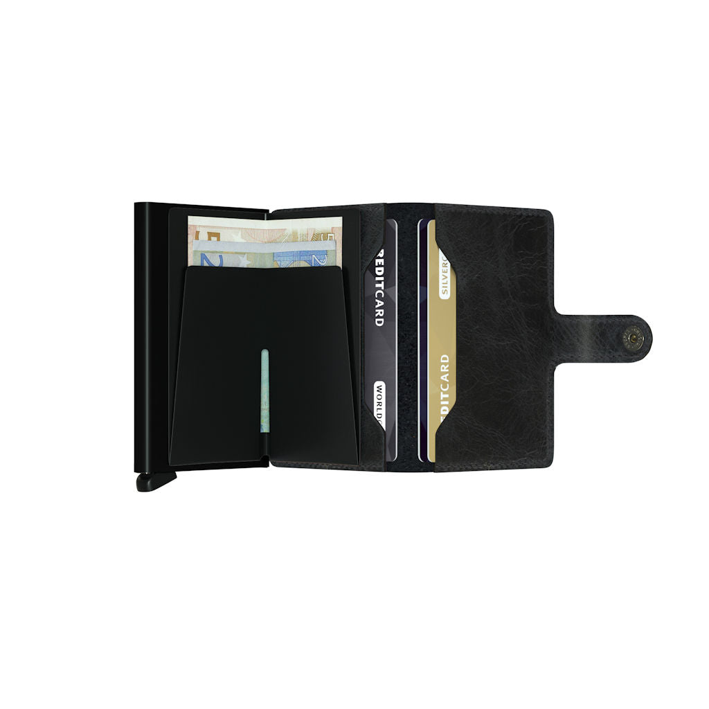 Secrid Miniwallet Vintage Black wallet - Tophatter Daily Deals