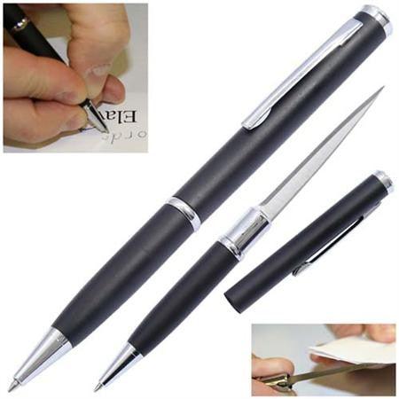 Single Pen Style Knife- Black Self Defense Knives - Tophatter Daily Deals