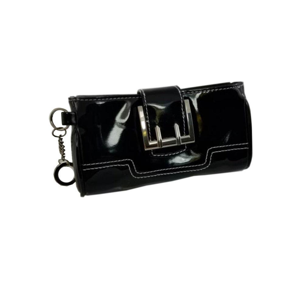 Black Purse Wallet with Lanyard and Key-chain Self Defense - Tophatter Daily Deals