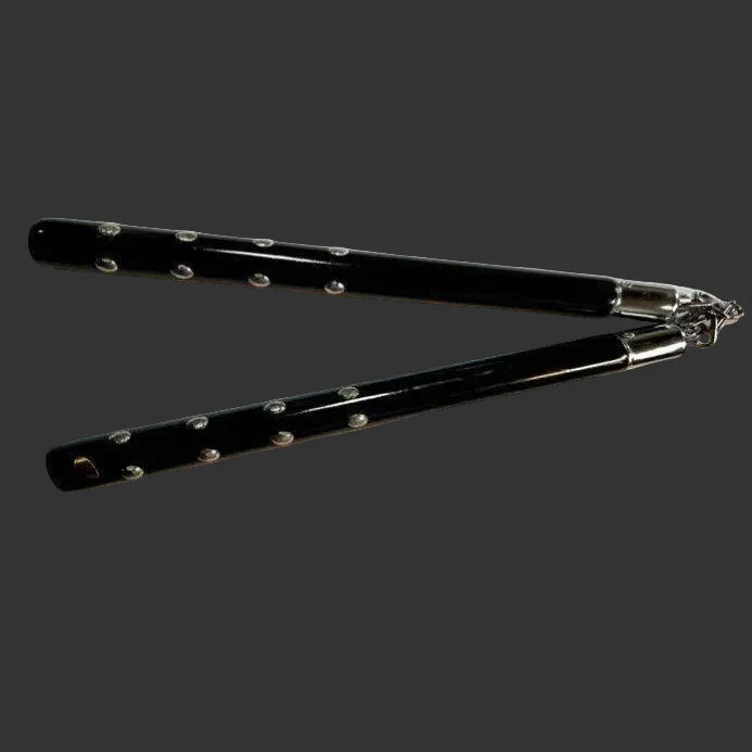 Nunchaku (Nunchuk) - Studded Wood Nunchaku - Tophatter Daily Deals