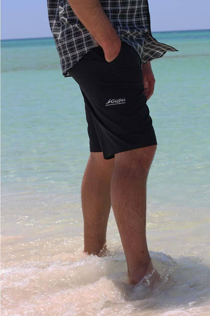 Mojo Sportswear Company Stretch Fit Men's Fishing Shorts Octopus Ink Shorts - Tophatter Daily Deals