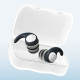 Noise Cancelling Silicone Earplugs Reusable Sleep Aid Black - Tophatter Daily Deals