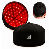 Red Light Therapy Cap Hair Growth Helmet Pain Free At Home Black - Tophatter Daily Deals