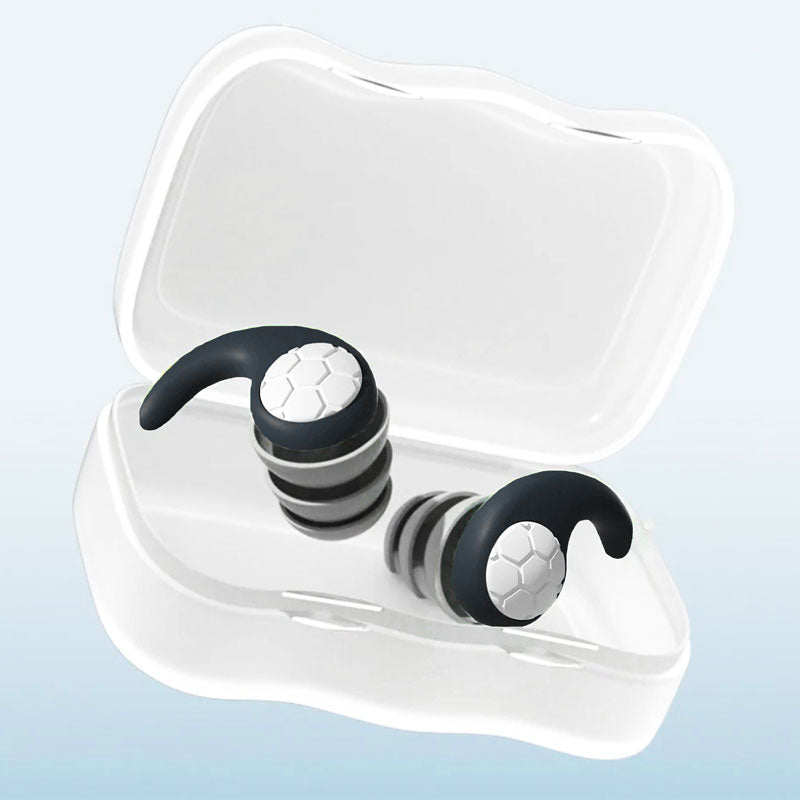 Sleep Earplugs Noise Cancelling Reusable Comfortable Black - Tophatter Daily Deals