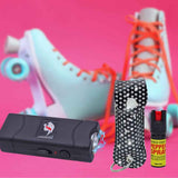Bling Duo Mini Stun Gun Plus Pepper Spray Keychain Self-Defense Kit Package Deals - Tophatter Daily Deals