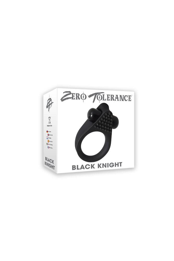 Zero Tolerance - Black Knight Cock Ring - Black Sex Toy - Tophatter Daily Deals