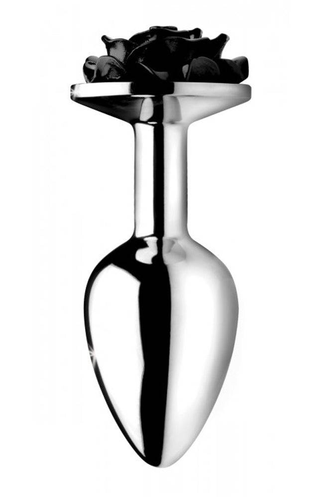XR Brands - Booty Sparks - Black Rose Anal Plug - Large Sex Toy - Tophatter Daily Deals