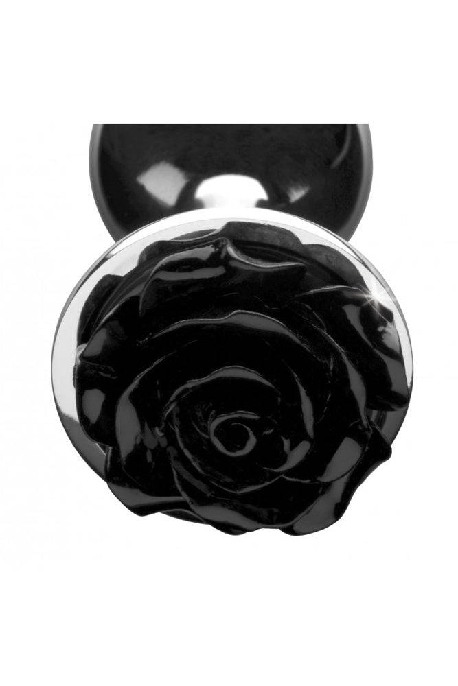XR Brands - Booty Sparks - Black Rose Anal Plug - Small Sex Toy - Tophatter Daily Deals