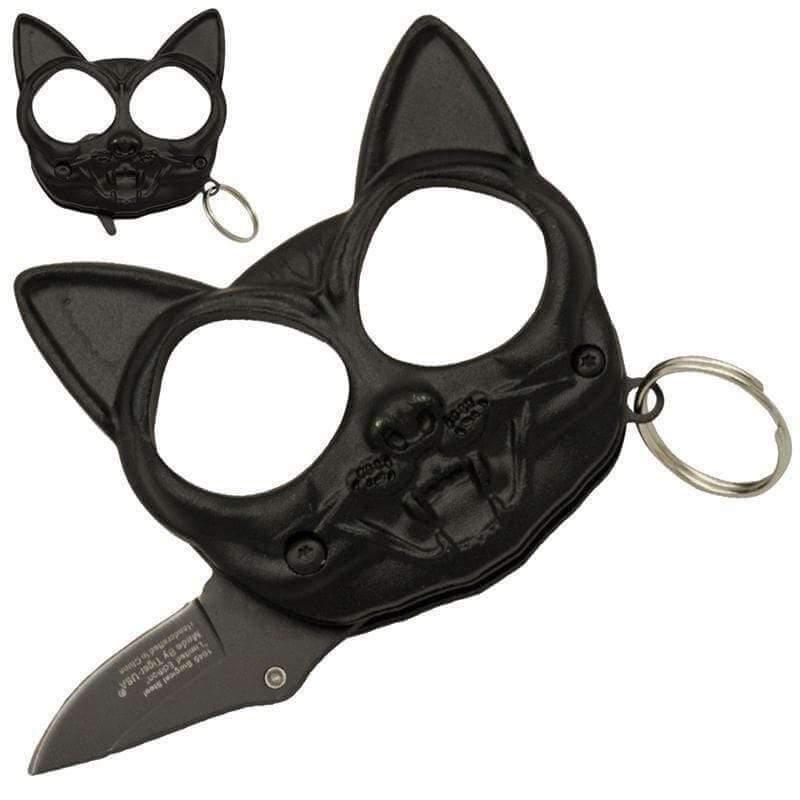 Black Cat Scratch Key Chain Knives & Knuckles - Tophatter Daily Deals