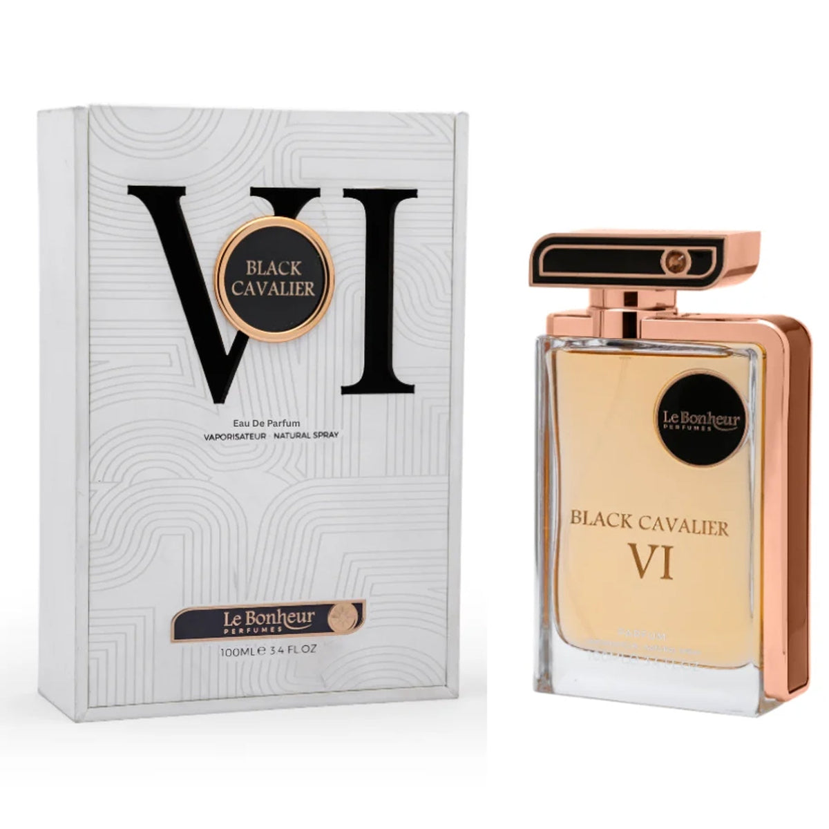 Le Bonheur Black Cavalier VI Eau De Parfum 100ml Spray - Tophatter Daily Deals