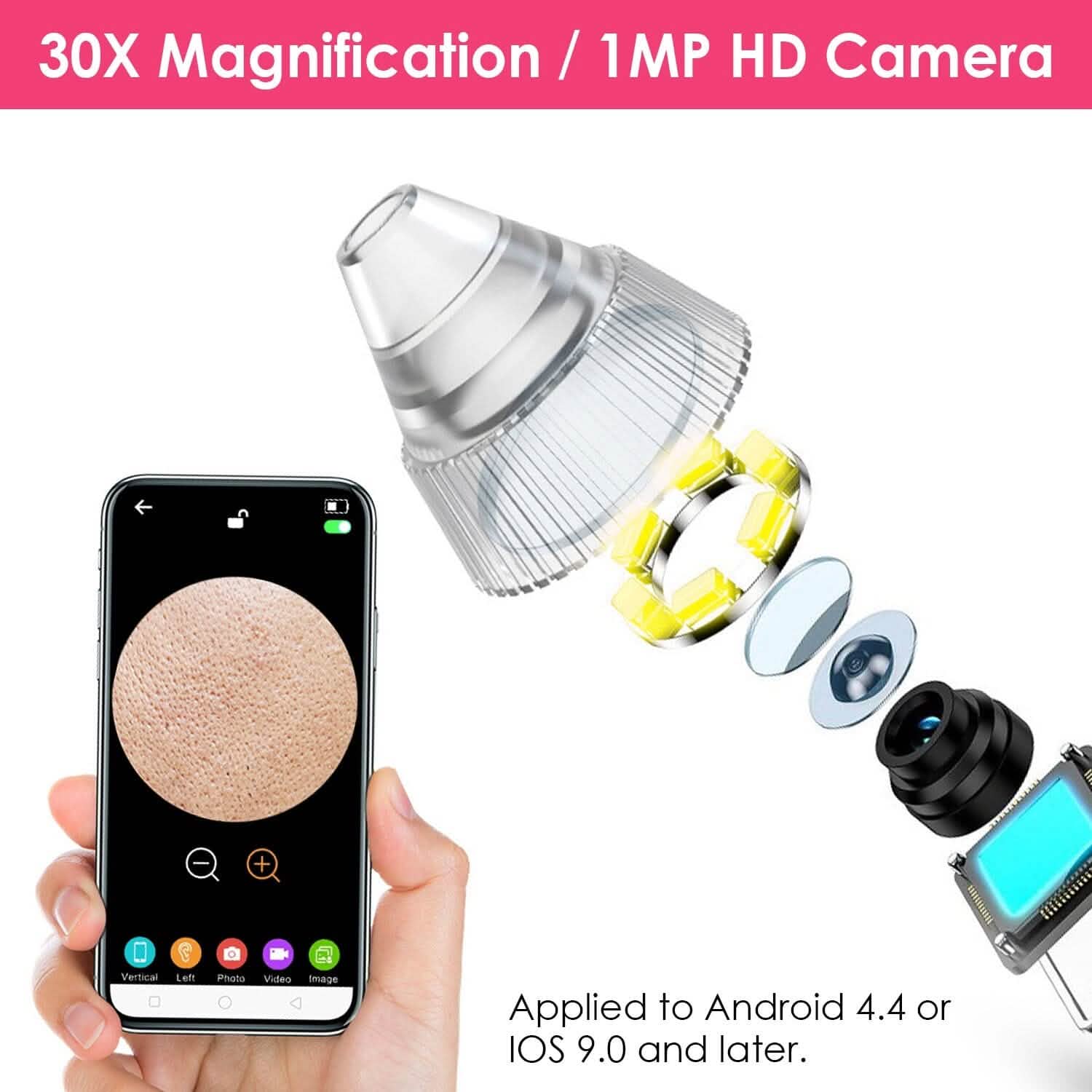 Blackhead Vacuum Remover Electric Blackhead Comedone Extractor Beauty & Personal Care - Tophatter Daily Deals