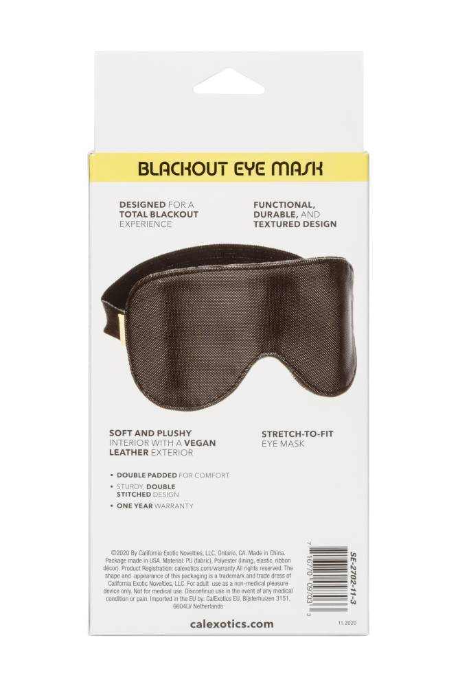 Cal Exotics - Boundless - Blackout Eye Mask - Black BDSM - Tophatter Daily Deals