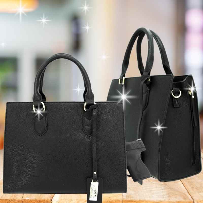 Cameleon® Remi Conceal Carry Handbag with Adjustable Strap Handgun Purses - Tophatter Daily Deals