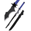 Black Rock Shooter’s Crooked Katana Anime Sword - Tophatter Daily Deals