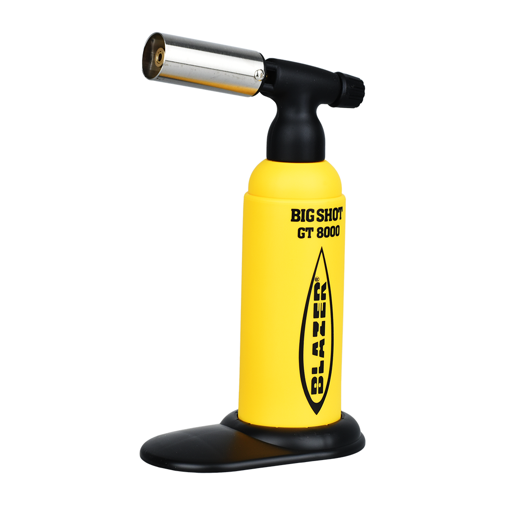 Blazer Big Shot GT8000 Torch Lighter LE Yellow + Black Logo Torches - Tophatter Daily Deals