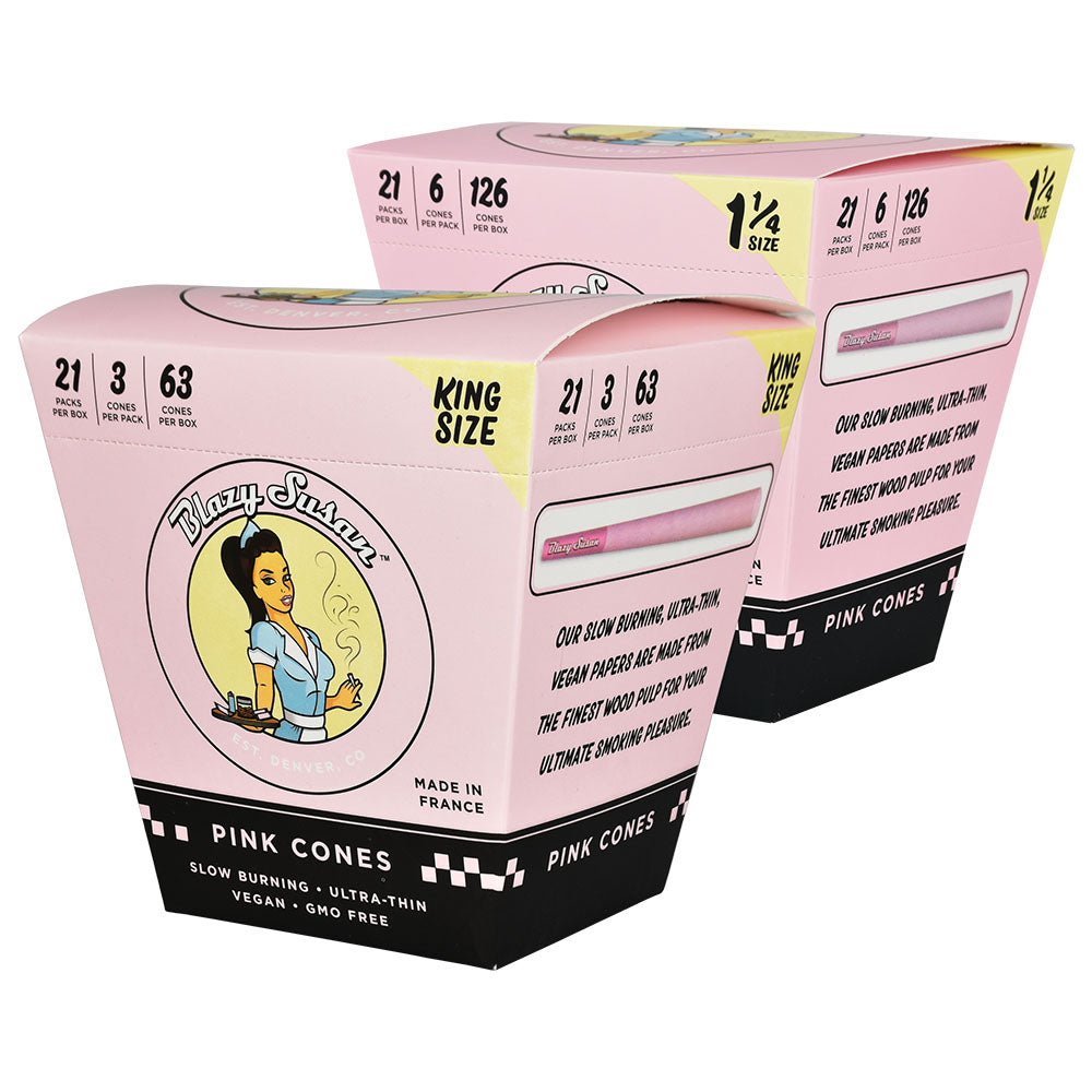 Blazy Susan Pre-Rolled Cones | Pink Bulk Box Pre-Rolled Cones - Tophatter Daily Deals