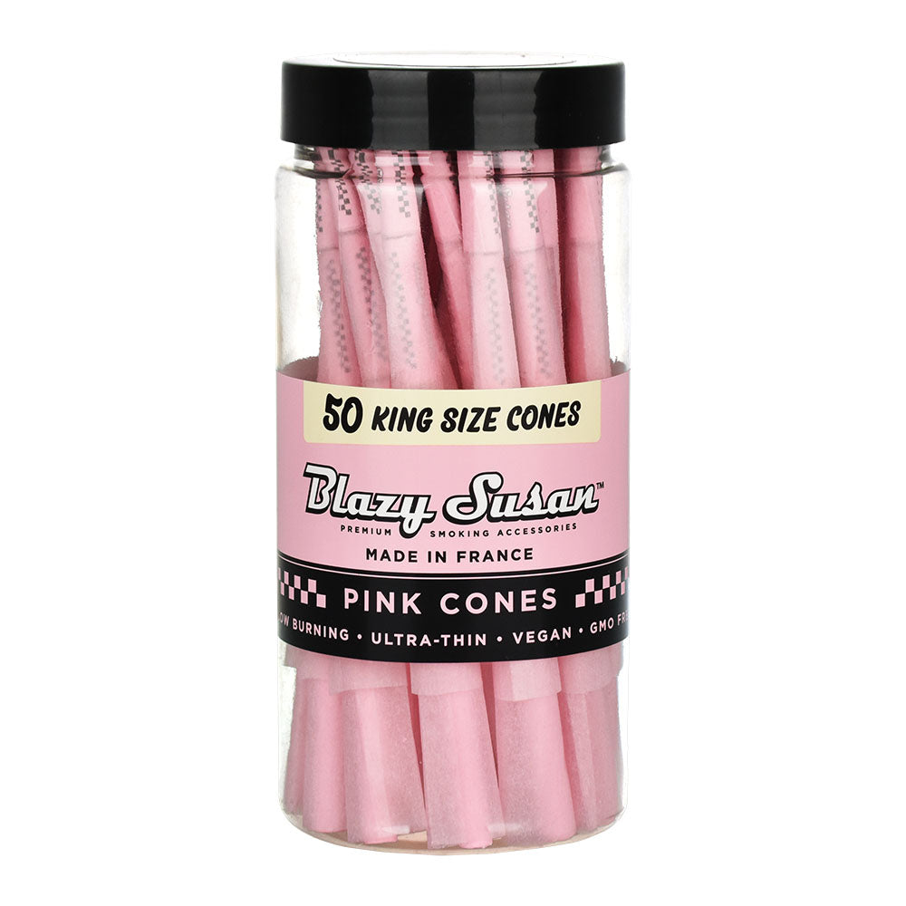 Blazy Susan Pre-Rolled Cones | Pink Jar King Size Slim Pre-Rolled Cones - Tophatter Daily Deals