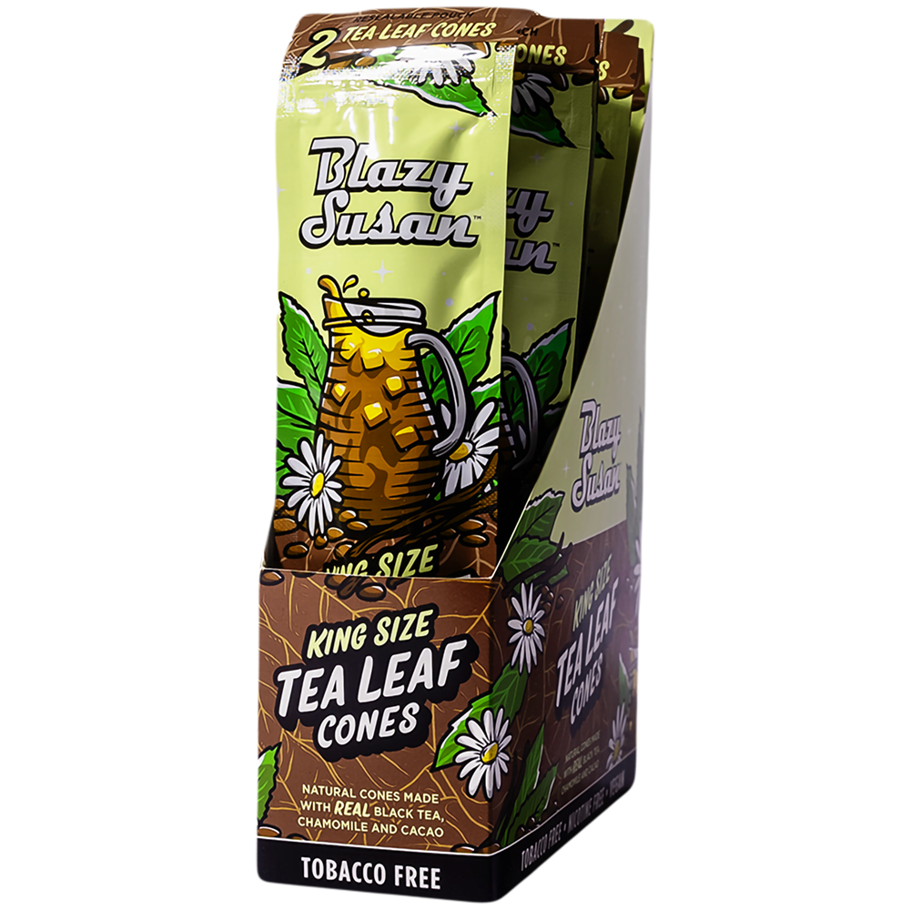 Blazy Susan Tea Leaf Pre-Rolled Cones Original Tea Pre-Rolled Cones - Tophatter Daily Deals