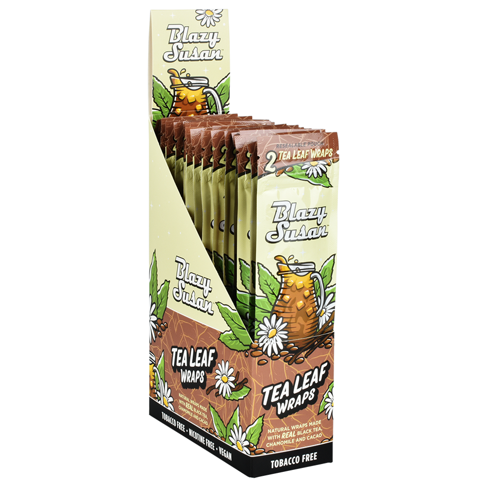 Blazy Susan Tea Leaf Wraps Original Tea Blunt Wraps & Leaf Rolls - Tophatter Daily Deals