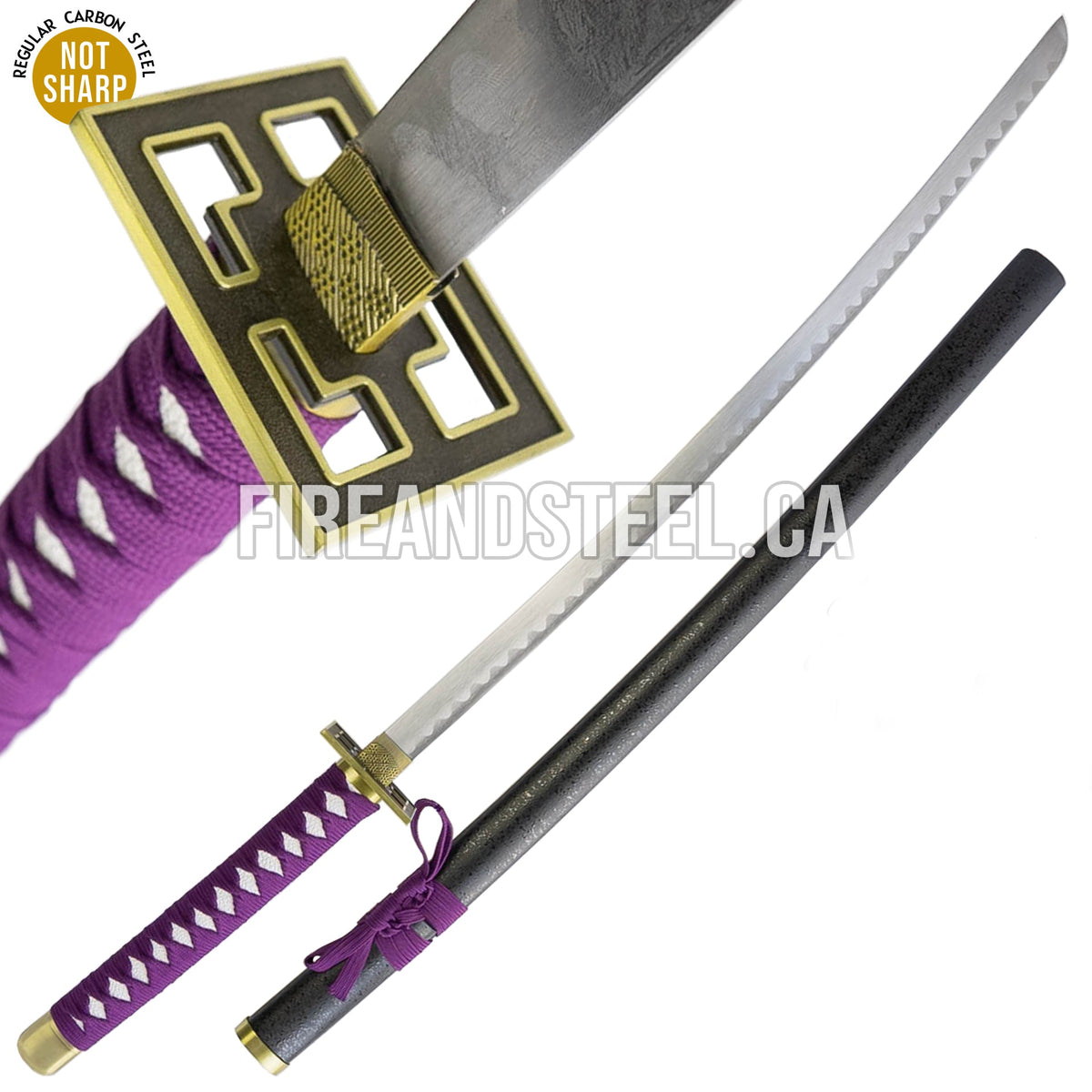 Kuchiki Byakuya's "Senbonzakura" Katana Black Sheath Anime Sword - Tophatter Daily Deals