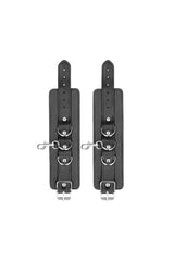 Ouch by Shots Toys - Black & White - Bonded Leather Hogtie with Hand & Ankle Cuffs - Black BDSM - Tophatter Daily Deals