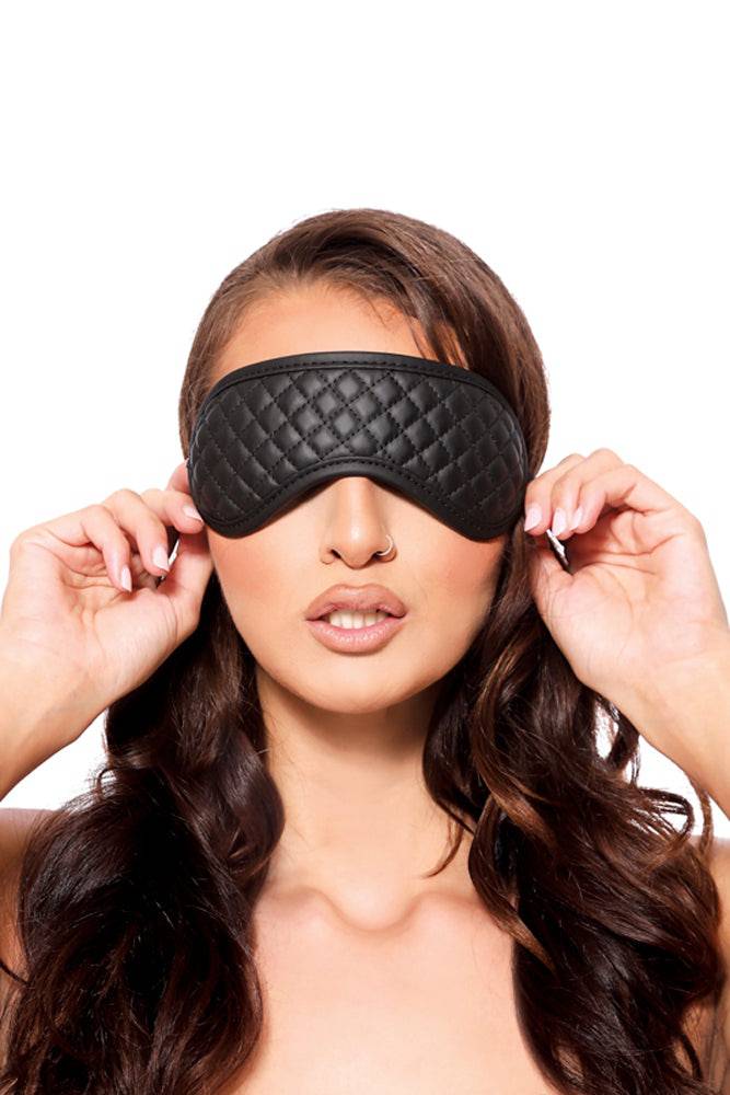 Adam & Eve - Eve's Fetish Dreams Blindfold - Black BDSM - Tophatter Daily Deals