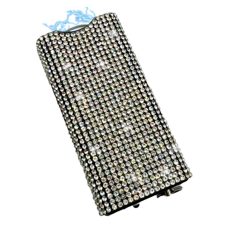 RhineStun Keychain Stun Gun Flashlight Combo Silver Stun Guns - Tophatter Daily Deals