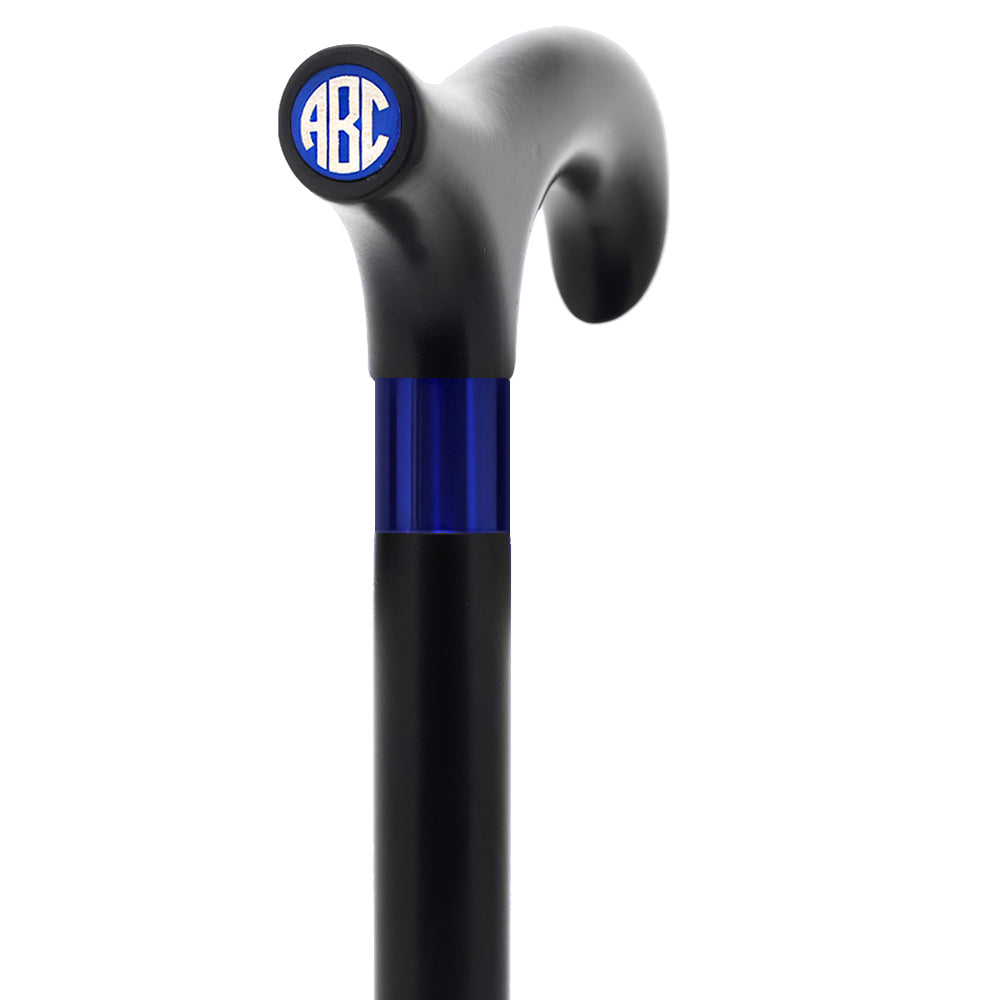 Custom-Engraved Wooden Cane: Choose Color & Personalize - Tophatter Daily Deals
