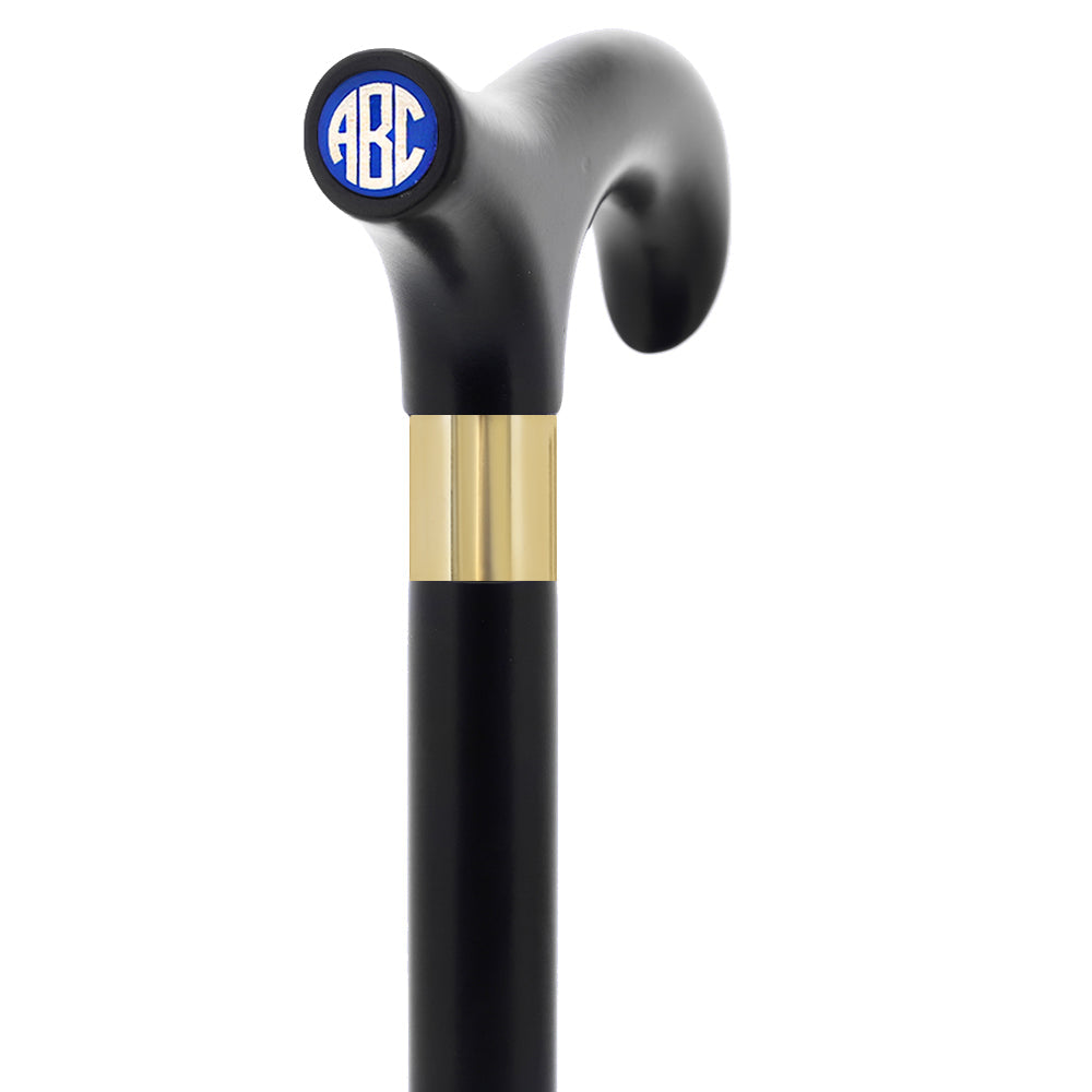 Custom-Engraved Wooden Cane: Choose Color & Personalize - Tophatter Daily Deals