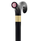 Custom-Engraved Wooden Cane: Choose Color & Personalize - Tophatter Daily Deals