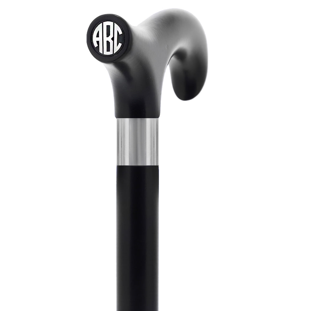 Custom-Engraved Wooden Cane: Choose Color & Personalize - Tophatter Daily Deals