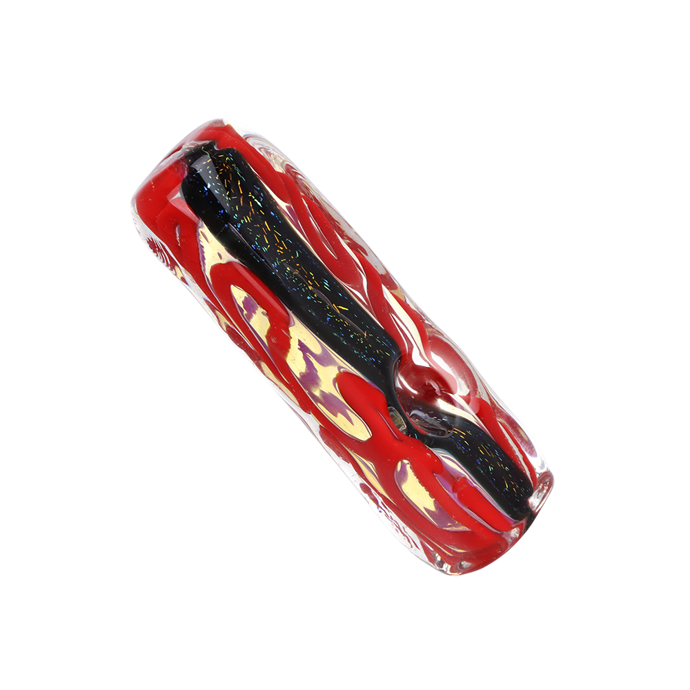Blood Moon Dichro Stripe Steamroller Hand Pipes - Tophatter Daily Deals