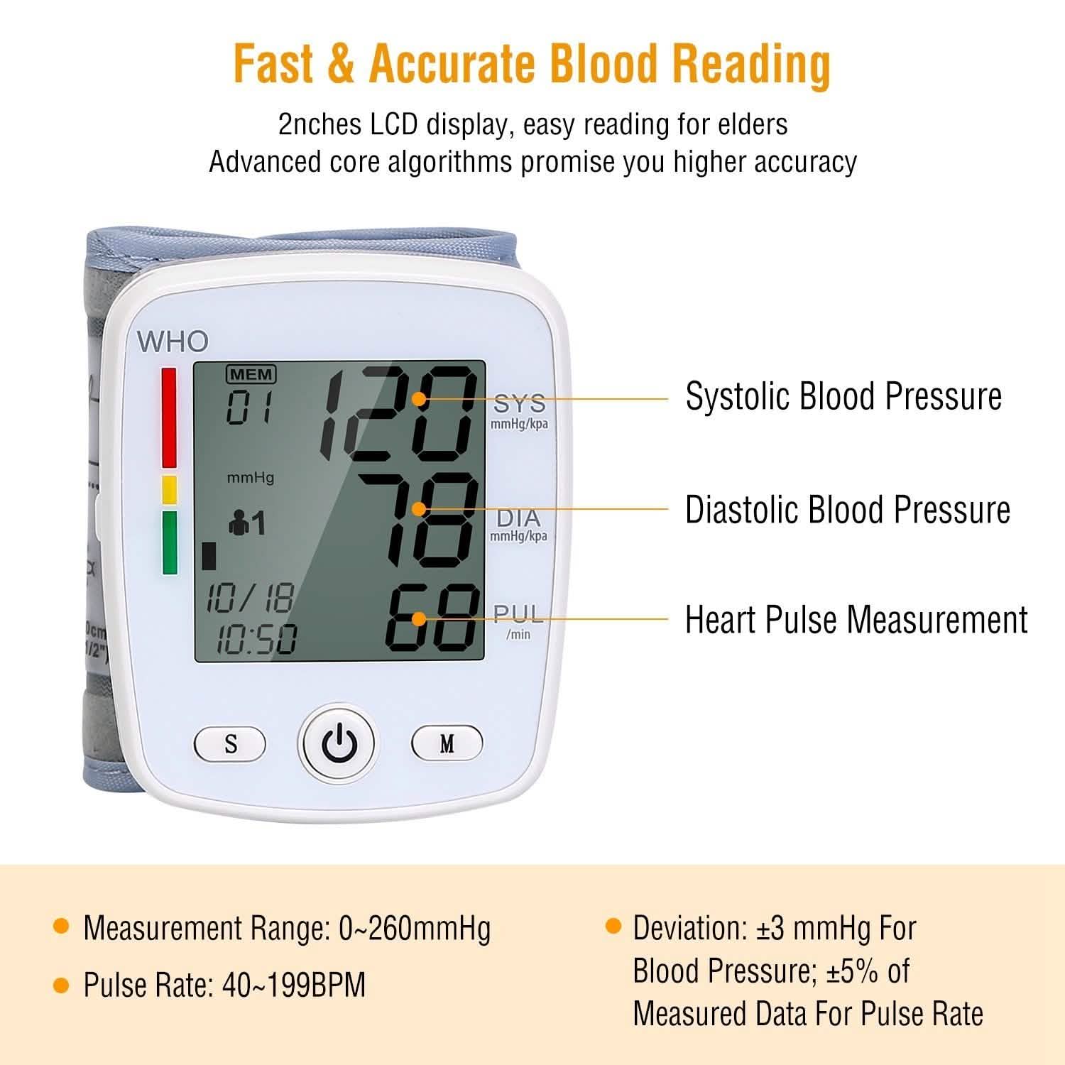 Blood Pressure Monitor Health & Wellness - Tophatter Daily Deals
