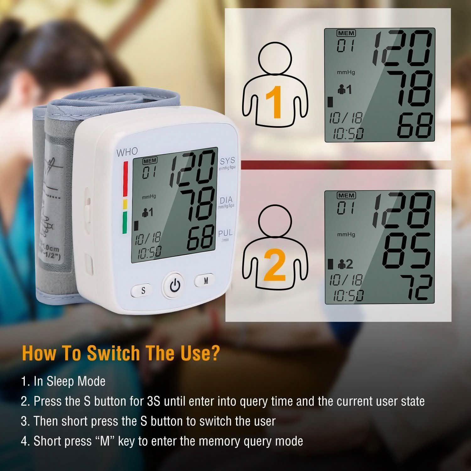Blood Pressure Monitor Health & Wellness - Tophatter Daily Deals