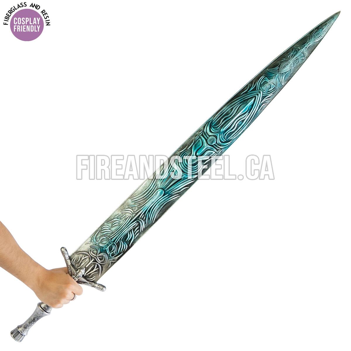 Hunter's Holy Moonlight Sword (Resin) Video Game Sword - Tophatter Daily Deals
